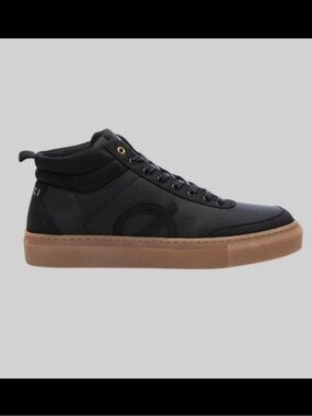 LOCI HERO (TEN x REED) Mid Hi Top Black Sneakers EU41 Size 8 Mens - 9.5-10 Women